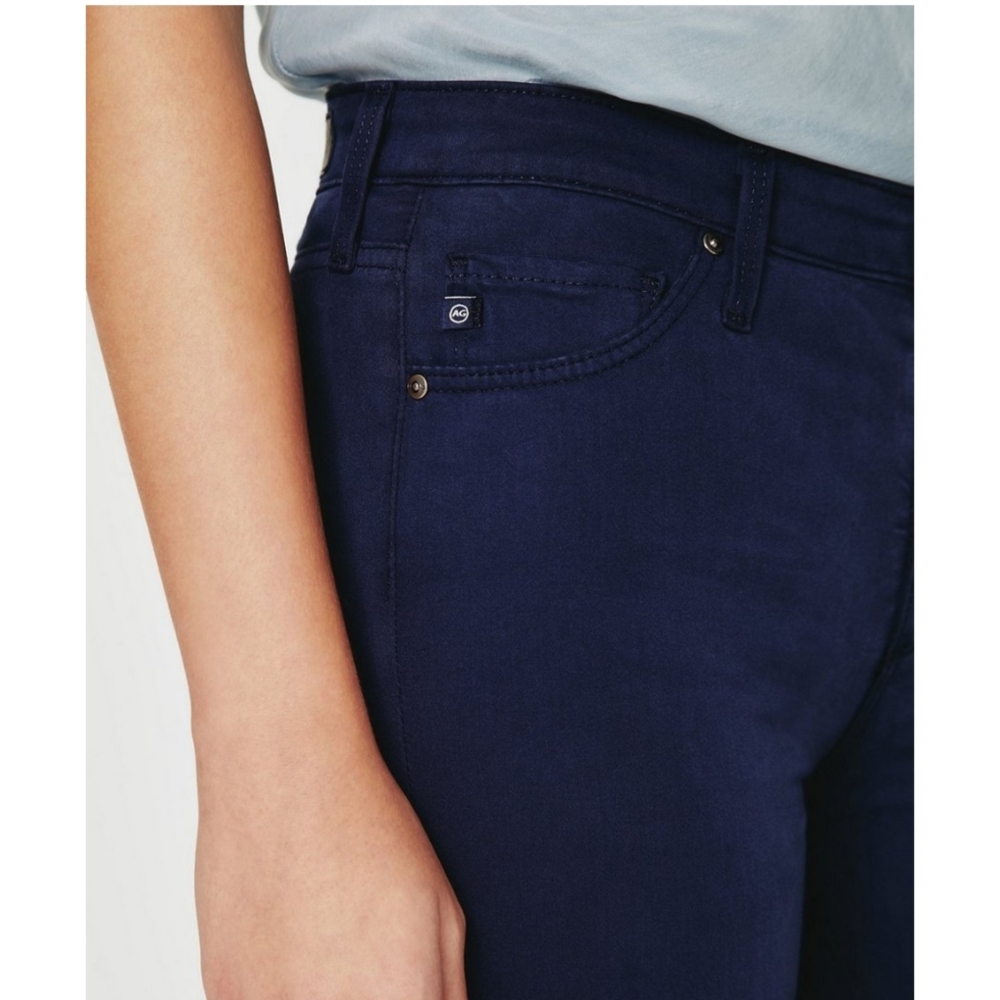 AG Adriano Goldschmied The Stilt Cigarette Jean Navy Blue Colored Size 4/27 Reg - Picture 5 of 14